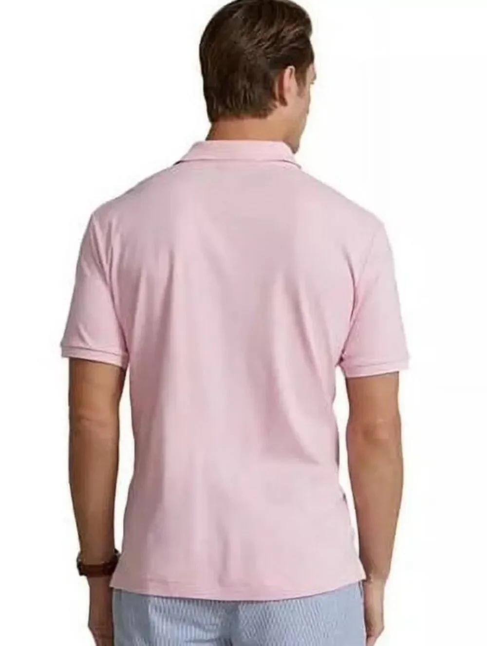 🆕️🏇RALPH LAUREN SOFT POLO Classic Slim Fit, XL - Caramel Pink, Multi Pony